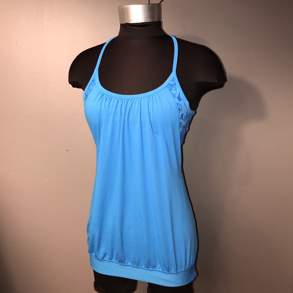 Lululemon Athletica Vibrant Blue Tank Top